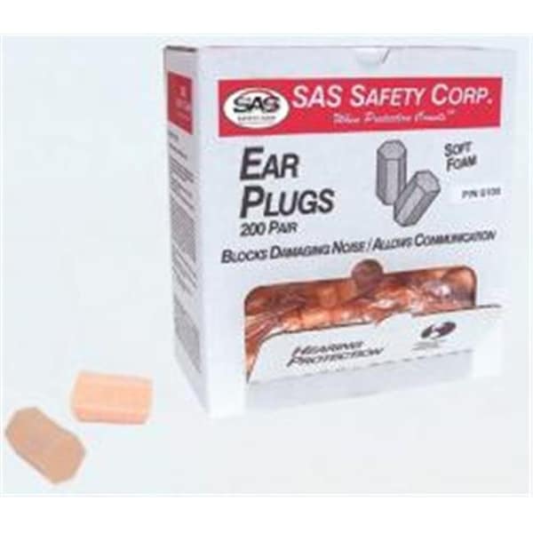 Sas SAS SA6100 Foam Ear Plugs 200 Pack SA6100 - main
